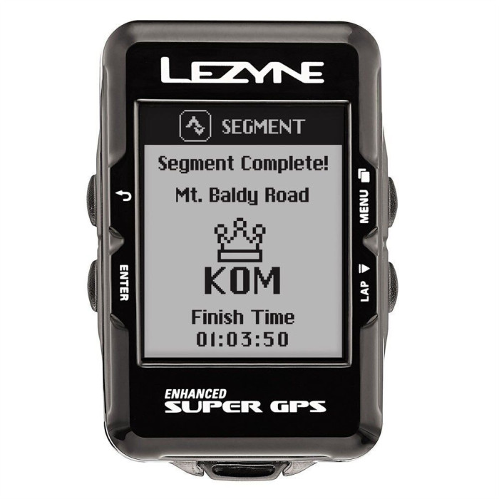Компьютер Lezyne SUPER GPS HRSC LOADED Y12 черный  