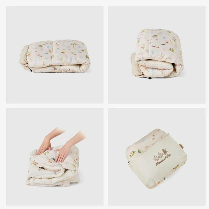 Спальник детский с капюшоном Naturehike B180 CNH22SD001, бежевый  