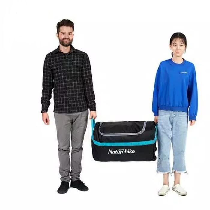 Сумка-баул для кемпинга Naturehike NH18X027-L, 110 л, черная  