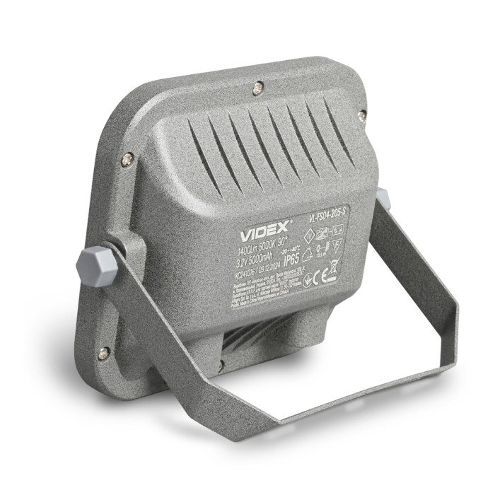 Прожектор автономный VIDEX VL-FSO4-205-S 1400Lm 5000K  