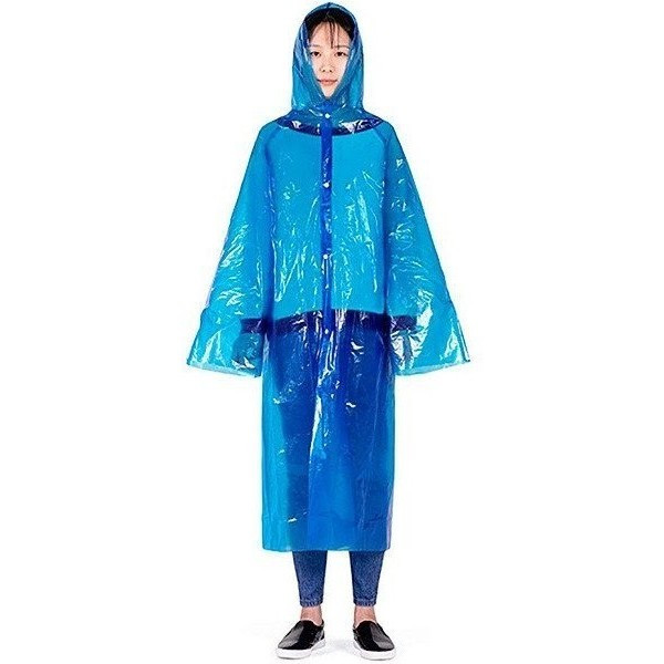 Плащ-дождевик Naturehike PE blue NH15A001-C  