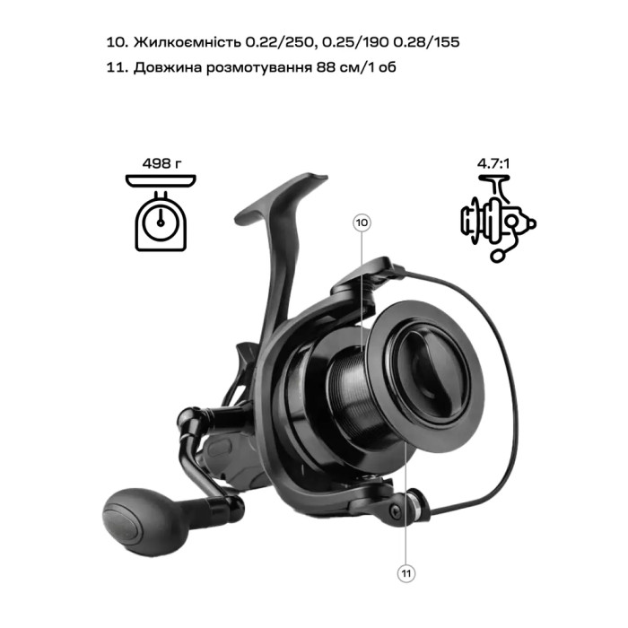 Катушка Brain Evidence 7000S 9+1BB 4.7:1  