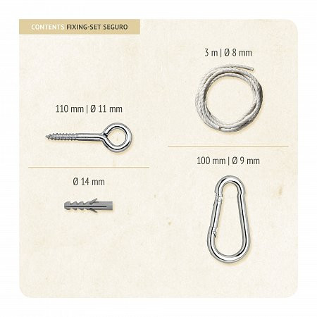 Крепление для гамака La Siesta Seguro AS-03 black  