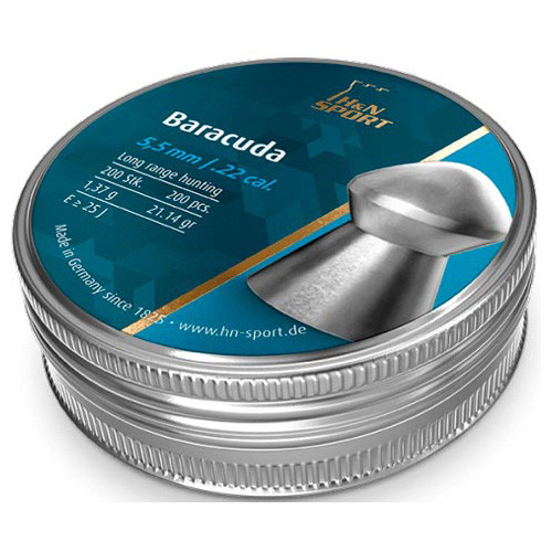 Пули пневматические H&N Baracuda 200шт/уп 1,37 г 55 мм (92185500003)  