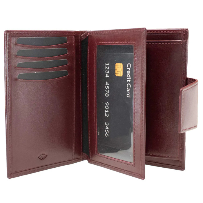 Кошелек женский кожаный Semi Line RFID Dark Red (P8261-2)  