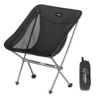Стул складной Naturehike Stellaluna L04 CNK2450JJ015, размер M, алюминий, черный