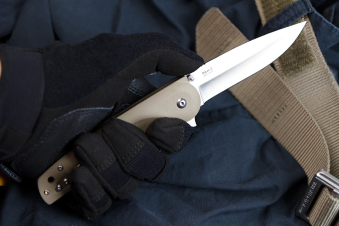 Нож Kizlyar Supreme Biker-Z сатин, сталь 440C  