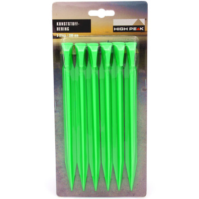 Колышки High Peak ABS Peg 20 см 6 шт. - зеленые (42200)