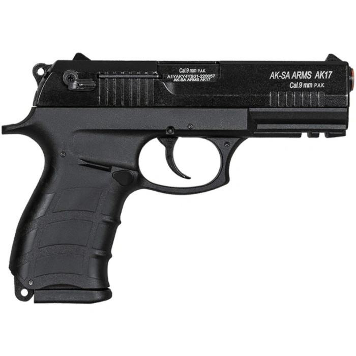 Пистолет сигнальный Aksa Arms AK17 CC-01 cal.9 PAK (Beretta PX4 Storm) Black  