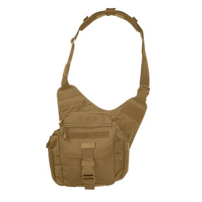 Сумка-кобура тактическая оперативная плечевая 5.11 Tactical Push Pack, коричневая (56037)