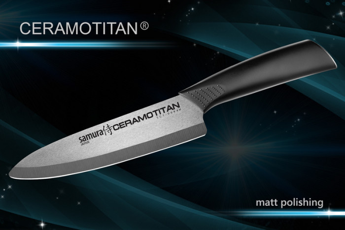 Нож кухонный Samura Ceramotitan Шеф, 175 мм, SCT-0084M  