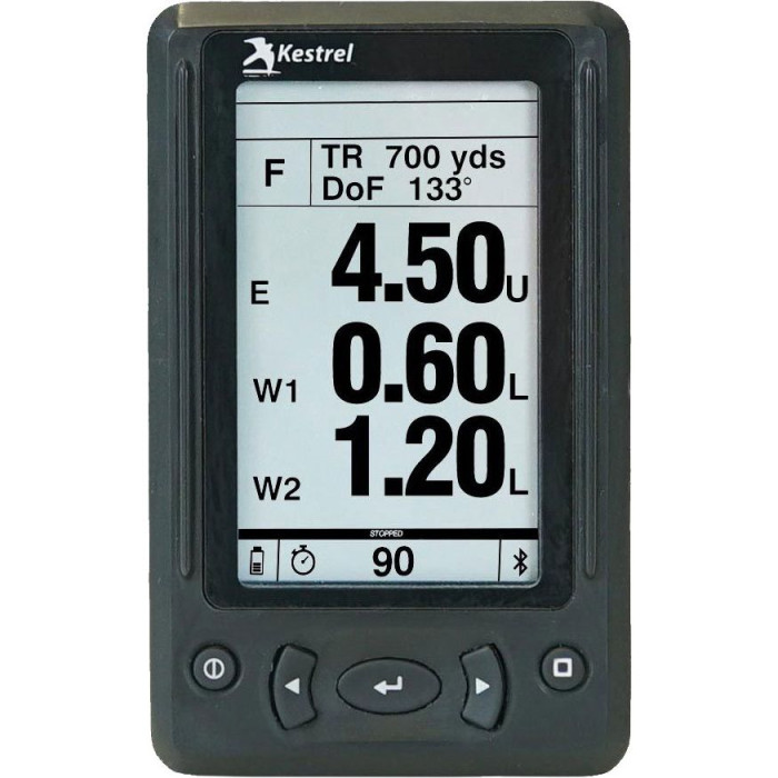 Экран с управлением Kestrel HUD  