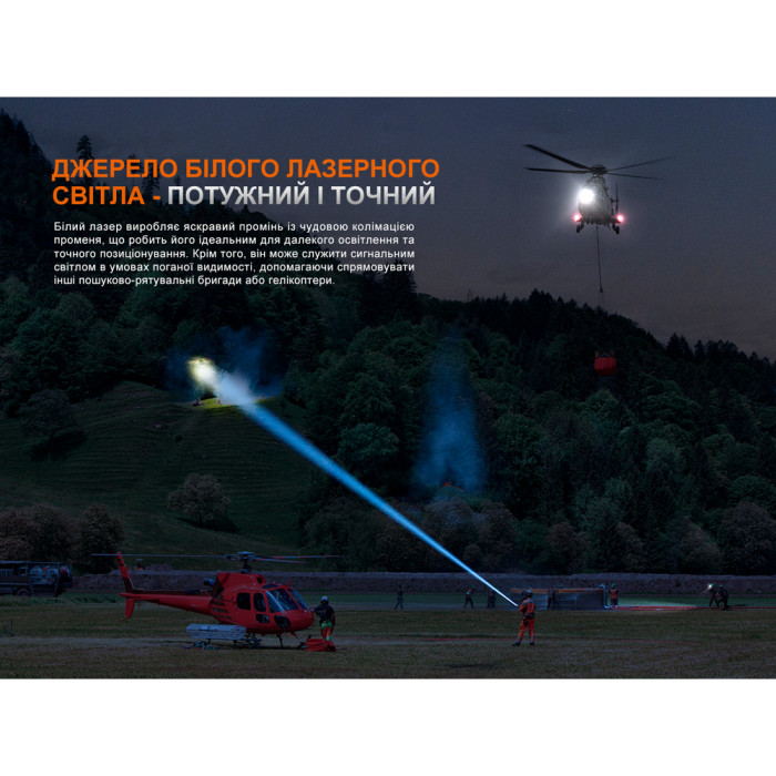 Фонарь ручной поисковый лазерный Fenix ​​LR36R  