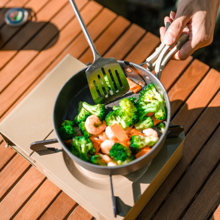 Набор посуды (2 кастрюли, сковорода) Naturehike CNK2450CF010, алюминий  