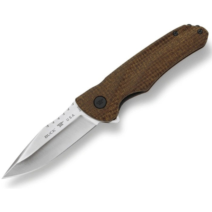Нож Buck Sprint Pro, коричневая микарта  