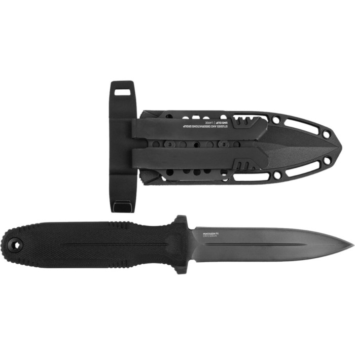 Нож SOG Pentagon FX, Black Out (SOG 17-61-01-57)  