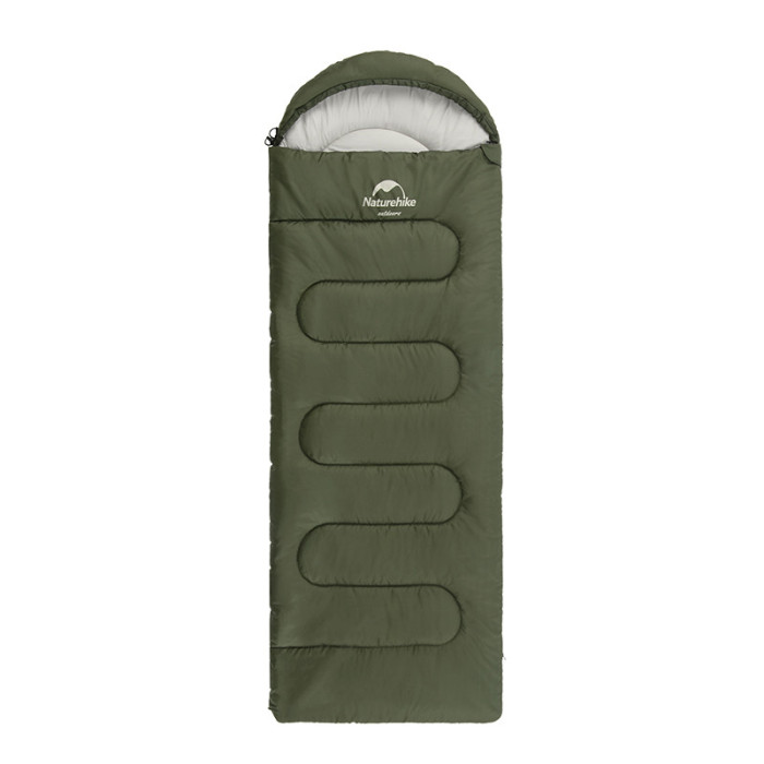 Спальный мешок Naturehike Y150L NH21MSD08, левый, темно-зеленый  