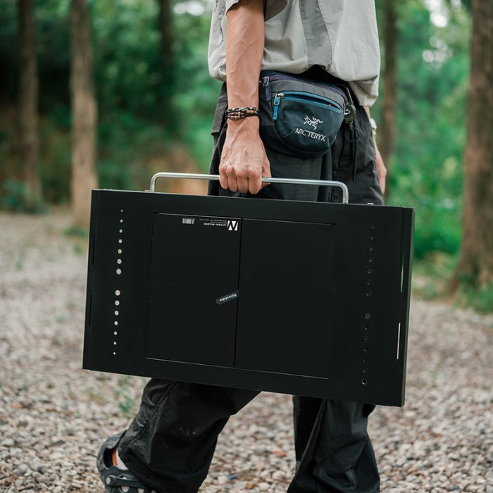 Стол для барбекю стальной Naturehike CNK2300CW014, черный  