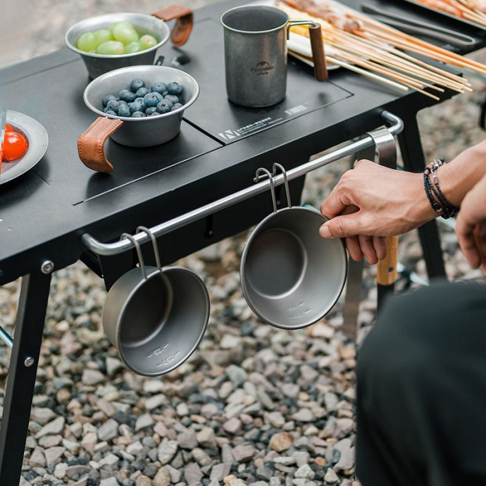 Стол для барбекю стальной Naturehike CNK2300CW014, черный  