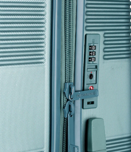 Чемодан Swissbrand Cairo (S) Teal (SWB_LHCAI503S)  