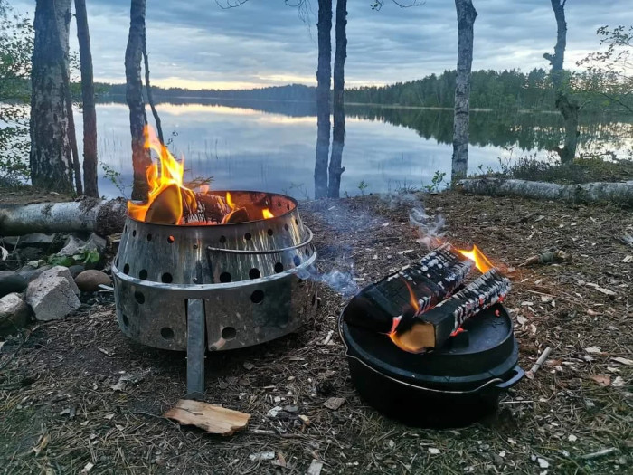 Казан-жаровня чугунная Petromax Dutch Oven ft12 плоское дно 10,8 л  