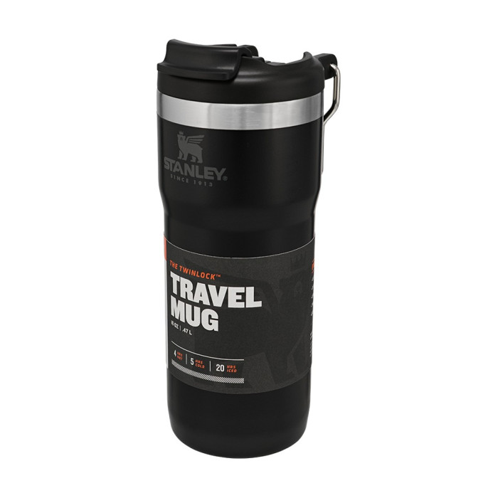 Термочашка Stanley Classic TwinLock Matte Black 0.47 л  