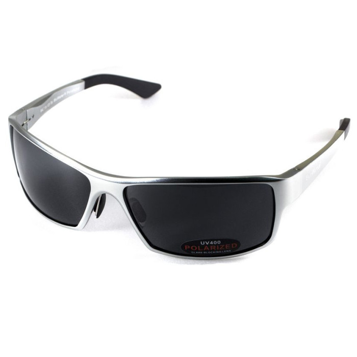 Очки BluWater Alumination-1 Silver Polarized (gray) черные  