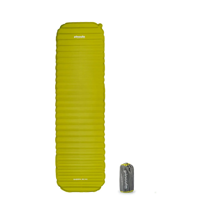 Самонадувающийся коврик Pinguin Sherpa NX, 186x55x3см, Green (PNG 720242)  