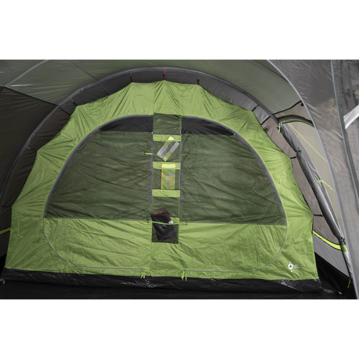 Палатка шестиместная High Peak Bozen 6.0 Light Grey/Dark Grey/Green (11837) (928667)  