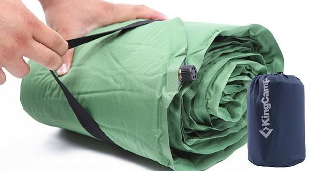 Коврик самонадувающийся KingCamp Wave Super 3 (KM3582), Orange  