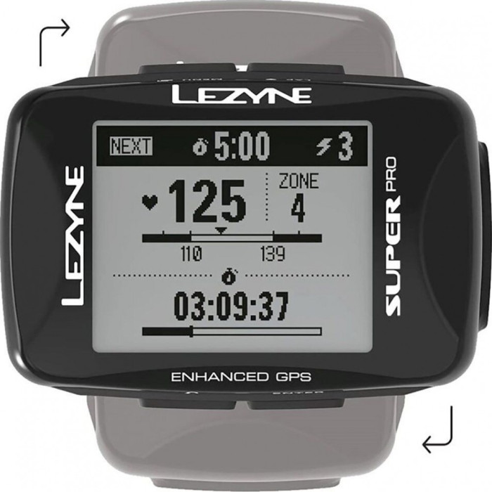 Компьютер Lezyne SUPER PRO GPS HR LOADED Y13 черный  