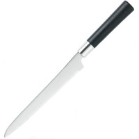 Нож кухонный Kanetsugu Japanese Hocho Bread Knife 210mm Black plastic handle (4034)