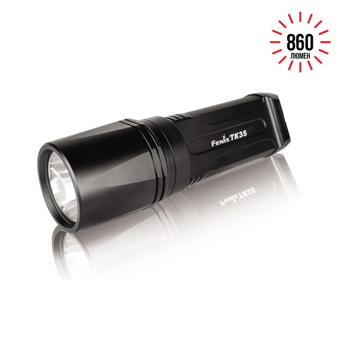 Тактический фонарь Fenix TK35 , серый, XM-L U2 LED, 900 люмен  