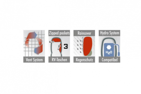 Рюкзак туристический High Peak Xantia 26 (Orange)  