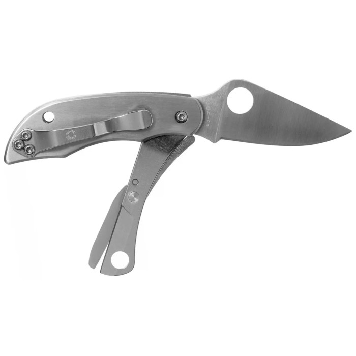 Нож Spyderco ClipiTool Scissors, 8Cr13MoV, Stainless Steel  