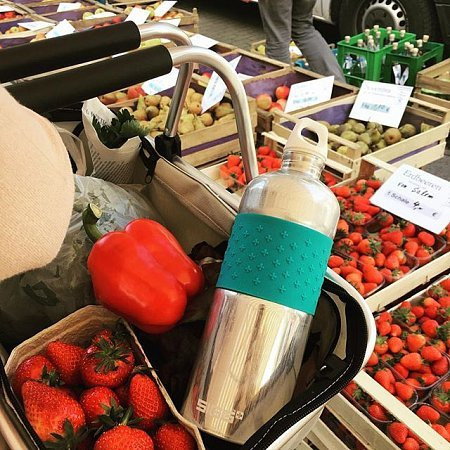 Бутылка для воды SIGG CYD Alu, 1 л (оранжевая)  