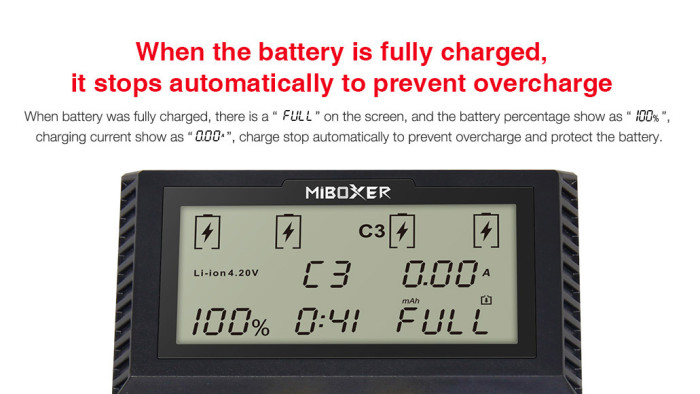 Зарядное устройство Miboxer C4  