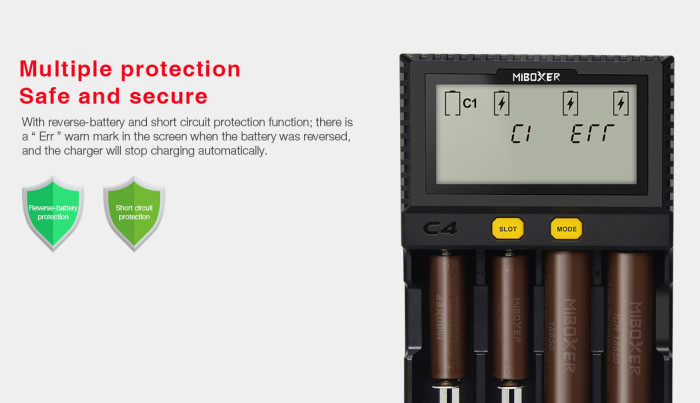 Зарядное устройство Miboxer C4  