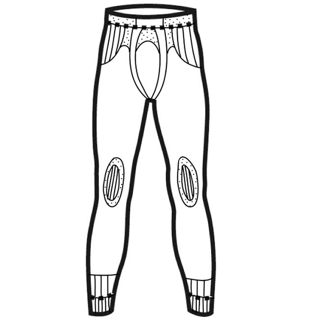 Штаны женские Lasting Aura 0101 черные, L/XL  