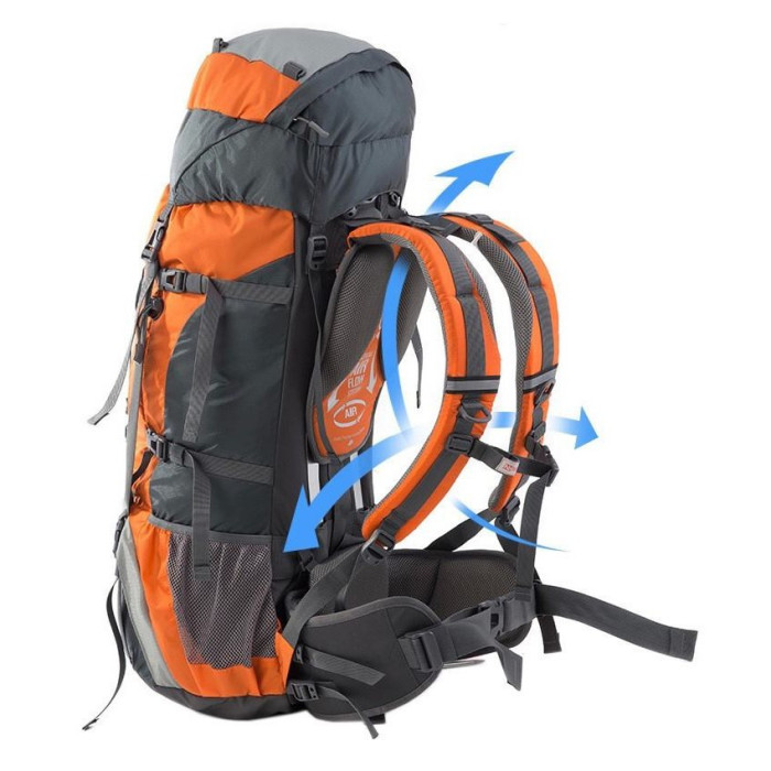 Рюкзак трекинговый Naturehike 70 л bright orange NH70B070-B  