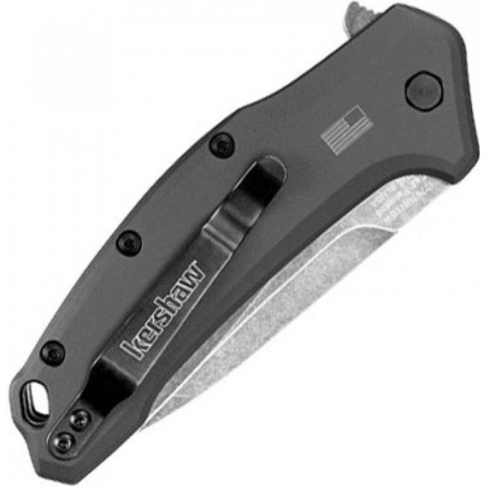 Нож Kershaw Link Tanto Gray Aluminium Blackwash (1776TGRYBW)  