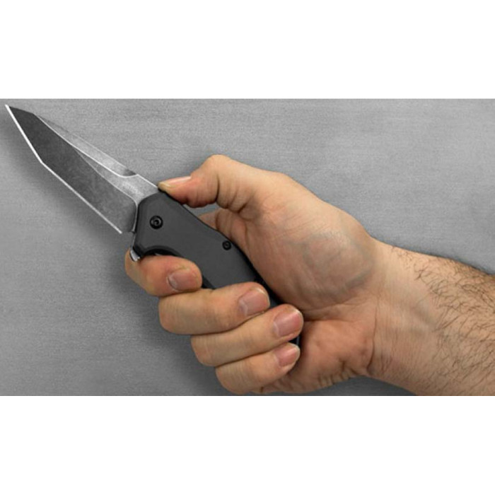Нож Kershaw Link Tanto Gray Aluminium Blackwash (1776TGRYBW)  