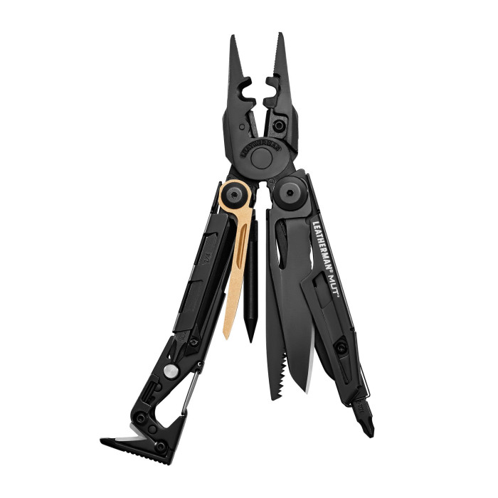 Мультиинструмент Leatherman MUT EOD BLACK, чехол Molle (коричневый), картонная коробка  