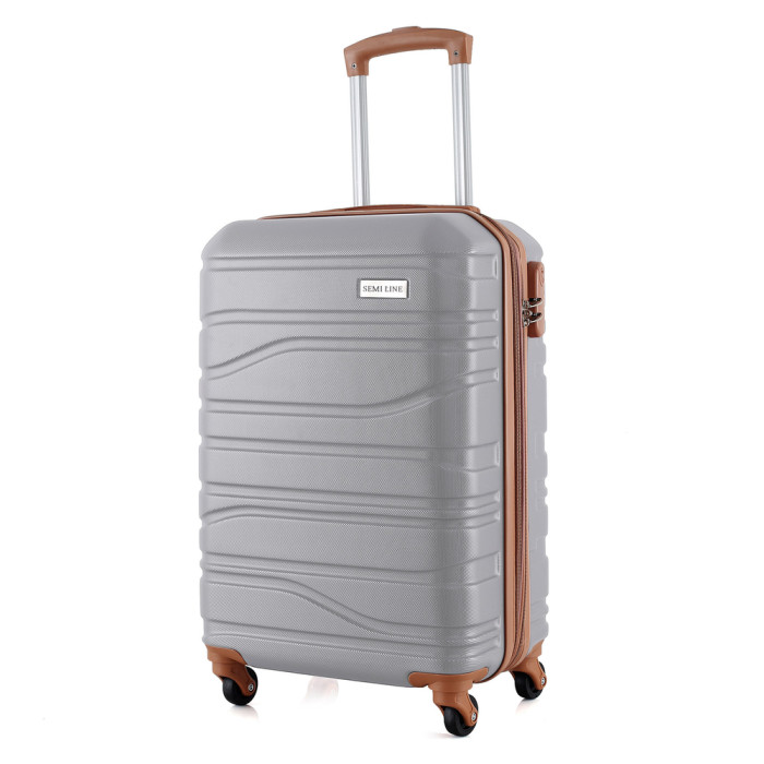 Чемодан Semi Line 20" (S) Light Grey (T5715-1)  