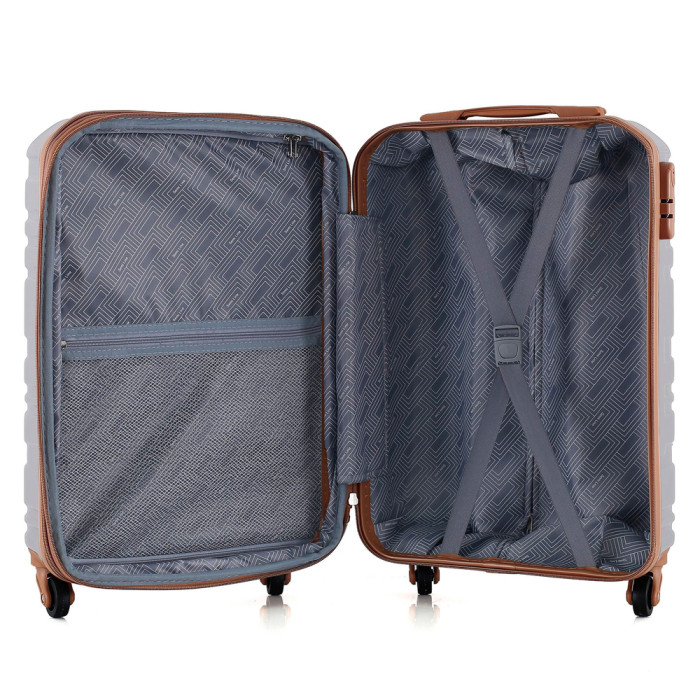 Чемодан Semi Line 20" (S) Light Grey (T5715-1)  