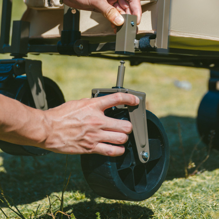 Складная легкая кемпинговая тележка Naturehike CNK2350JJ012, 50 л, черная  