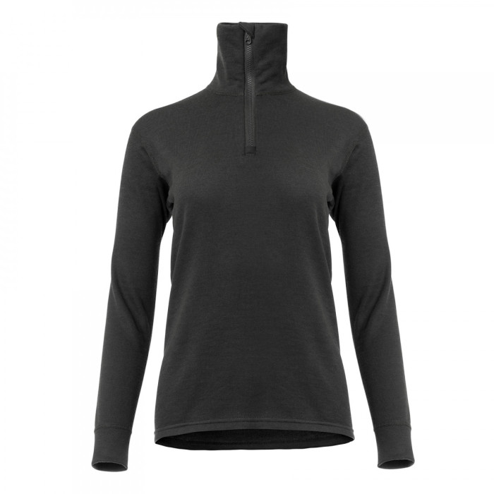 Термокофта-поло женская Aclima WoolTerry 220 Polo Jet Black XL  