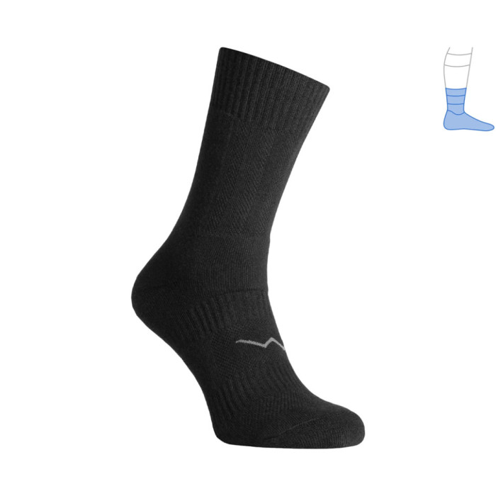 Трекинговые носки Protector Middle демисезонные черные M 40-43  