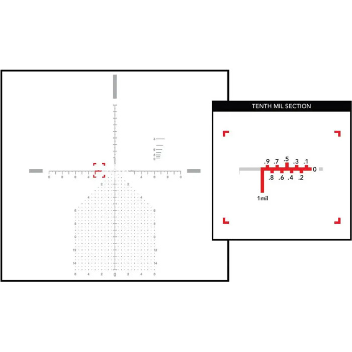 Прицел Primary Arms SLx 3-18×50 FFP сетка ACSS Athena BPR MIL с подсветкой  