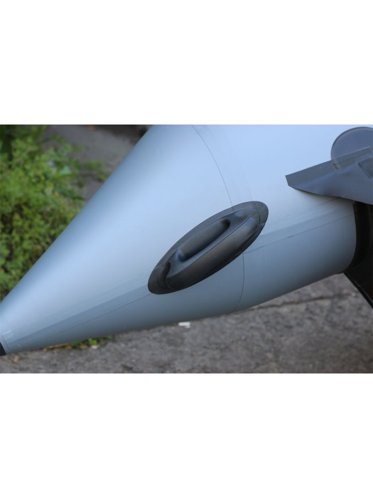 Надувная лодка Elling Пилот 340, киль, серая  